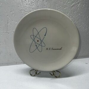 N. S. SAVANNAH 1st Nuclear Power Merchant Ship Rare 8" Salad/Dessert Plate Pics!